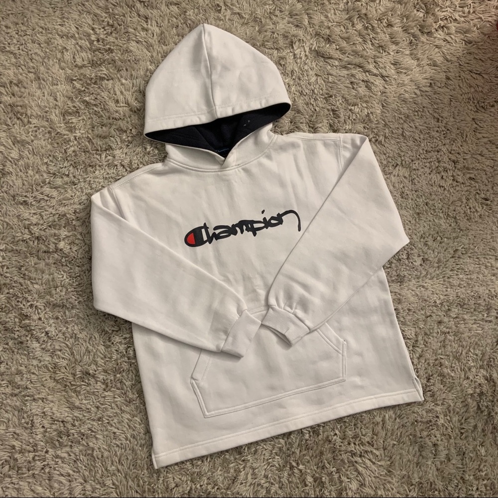 White Champion Sweater